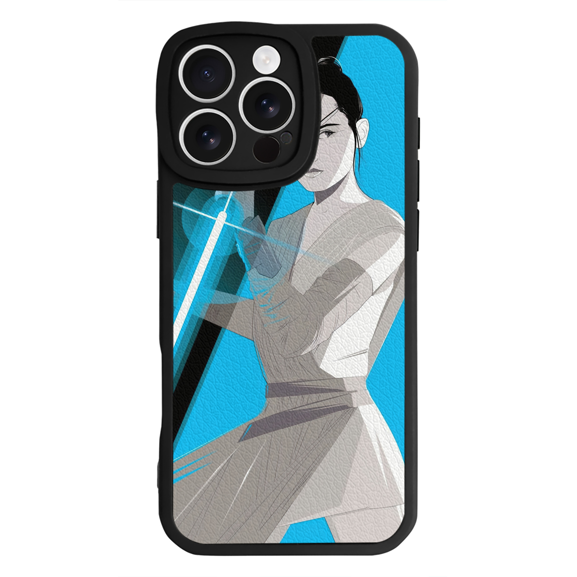 （画像用） スター・ウォーズ Star Wars 【iPhone 16シリーズ対応】シリコンスマホケース（レザー調） 材質：シリコン